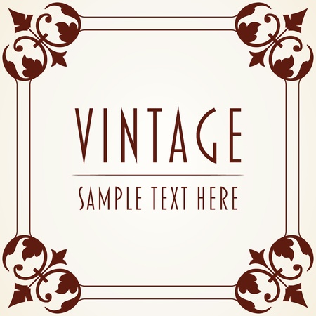 The image Decorative Vintage Frameのイラスト素材