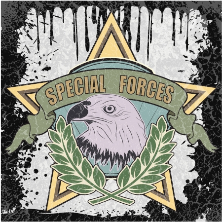 The image of color Special forces symbolのイラスト素材