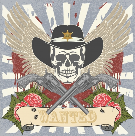 The image of Sticker on the shirtのイラスト素材