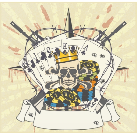 The image of Sticker on the shirtのイラスト素材