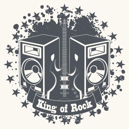 The image of Symbol king of rockのイラスト素材
