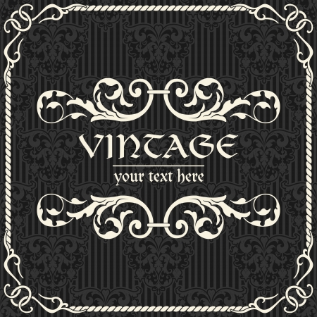 The vector image Vector vintage backgroundのイラスト素材