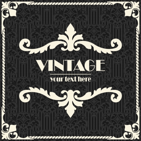 The vector image Vector vintage backgroundのイラスト素材