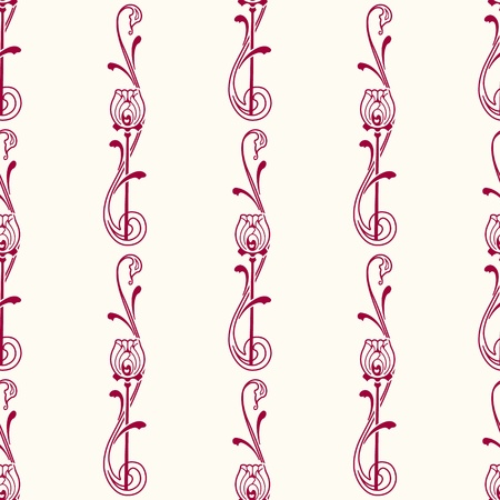 The vector image Vector Seamless Floral Backgroundのイラスト素材