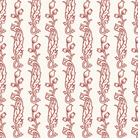  image Vector Seamless Floral Backgroundのイラスト素材