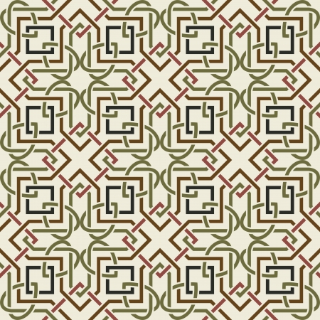 The vector image Background seamless celtic patternのイラスト素材