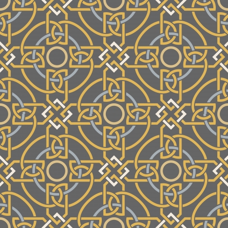 The vector image Background seamless celtic patternのイラスト素材