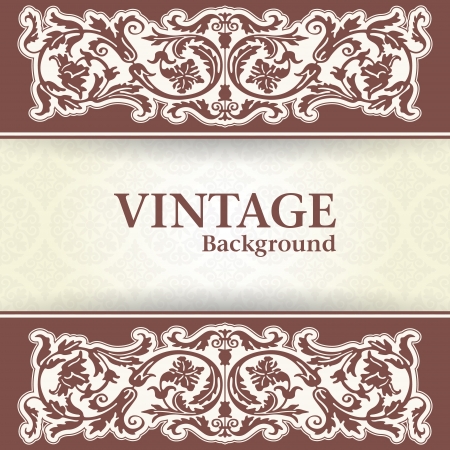 The vector image Vintage backgroundのイラスト素材