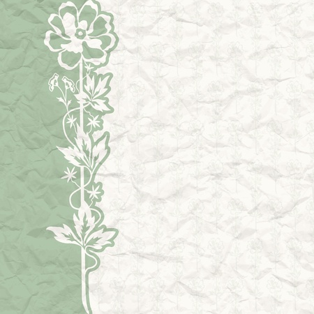 The image of Vintage background for the invitation with flowersのイラスト素材