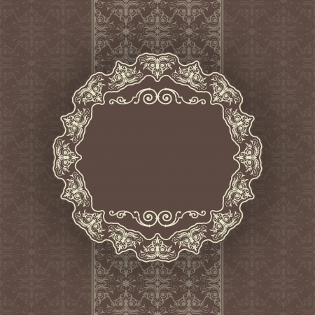 The vector image of Vintage background for invitationsのイラスト素材