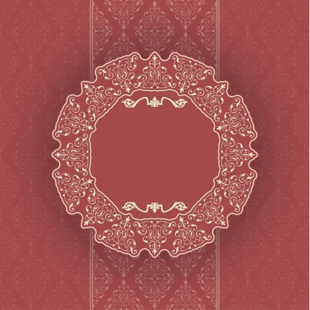 The vector image of Vintage background for invitationsのイラスト素材