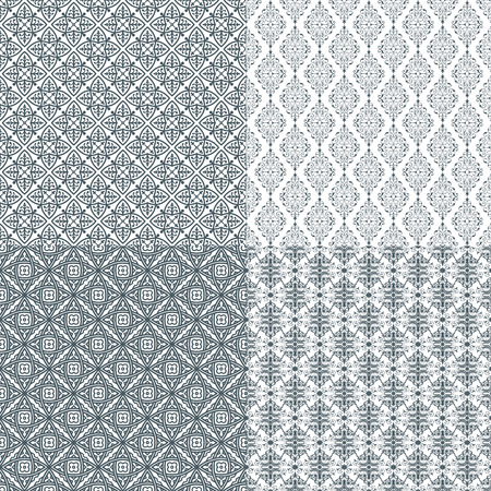  The vector image Set of vector seamless patternのイラスト素材