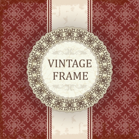 The vector image Vintage frameのイラスト素材