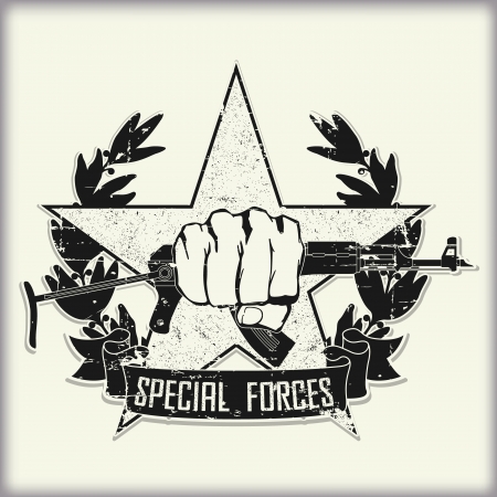 The vector image Army symbolのイラスト素材