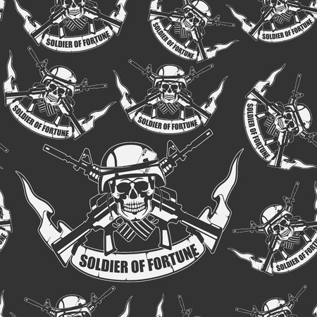 The vector image Army background a Seamlessのイラスト素材