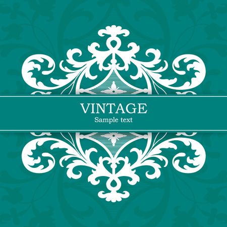  The vector image Vintage invitation cardのイラスト素材
