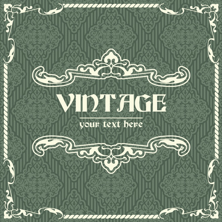 The vector image Vector vintage backgroundのイラスト素材