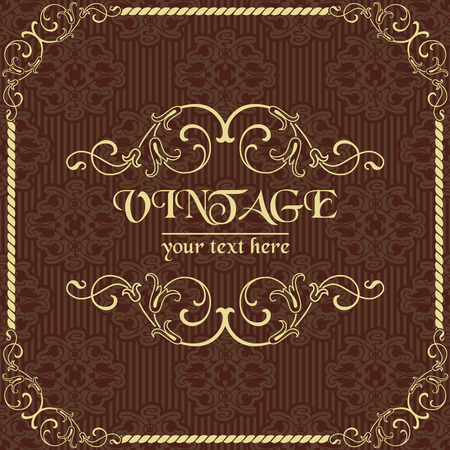 The vector image Vector vintage backgroundのイラスト素材