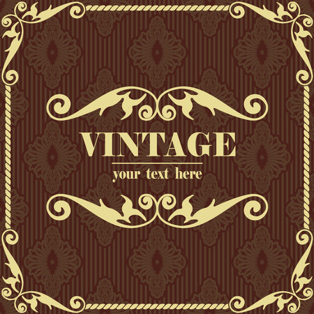 The vector image Vector vintage backgroundのイラスト素材