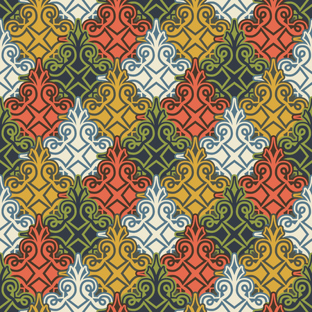 The vector image The background of beautiful seamless patternsのイラスト素材