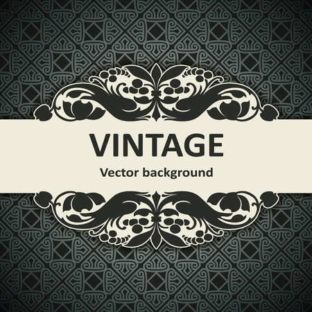 The vector image vintage vector backgroundのイラスト素材