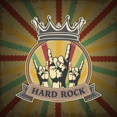 The vector image of Symbol of hard rockのイラスト素材