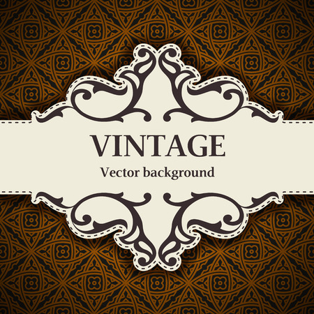 The vector image vintage vector backgroundのイラスト素材