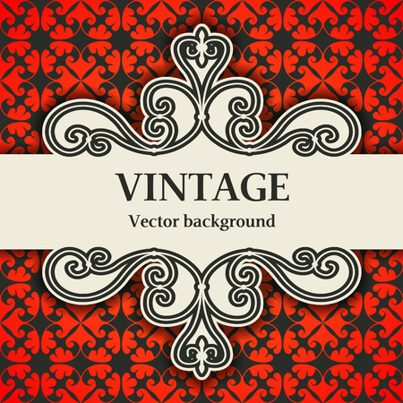 The vector image vintage vector backgroundのイラスト素材