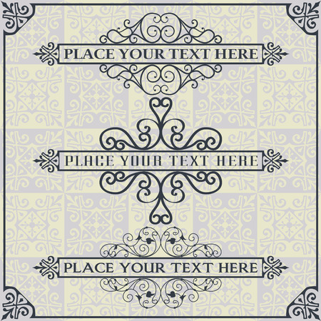 The vector image A set of elements for designのイラスト素材