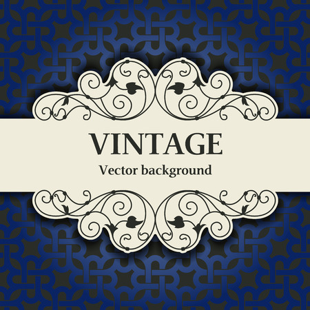 The vector image vintage vector backgroundのイラスト素材