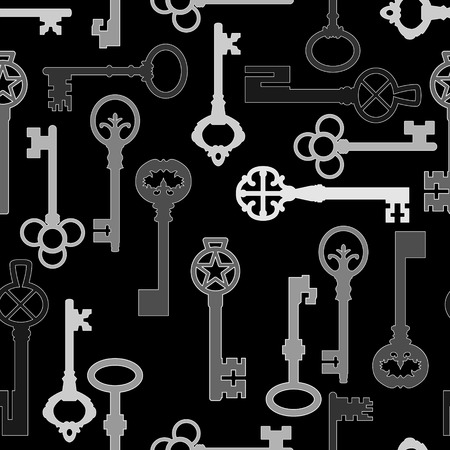 The image Seamless background with the keysのイラスト素材