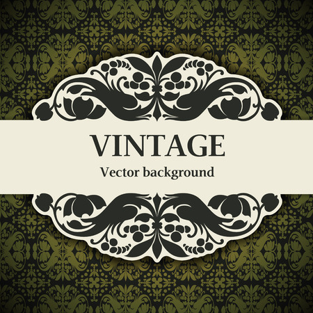 The vintage backgroundのイラスト素材