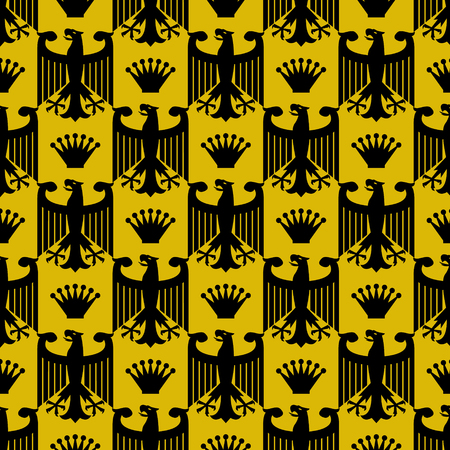 The image Heraldic background seamlessのイラスト素材