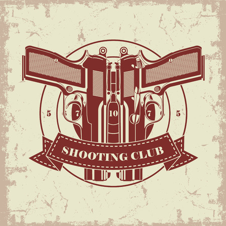 The vector image of Symbol shooting clubのイラスト素材