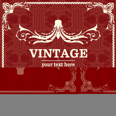 vector vintage backgroundのイラスト素材