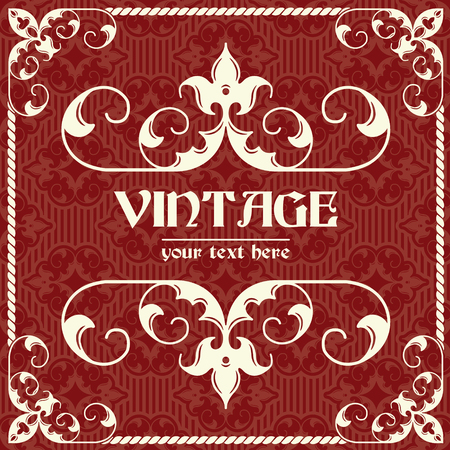 The vector image vintage vector backgroundのイラスト素材