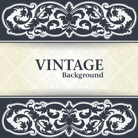 The vector image Vintage backgroundのイラスト素材