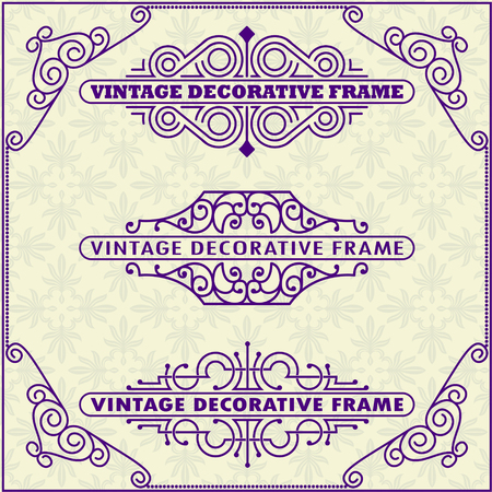 The vector image A set of elements for designのイラスト素材