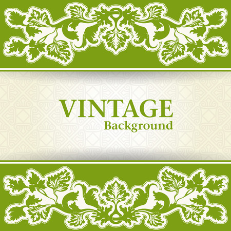The vector image Vintage backgroundのイラスト素材