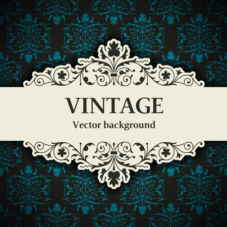 The vector image vintage vector backgroundのイラスト素材