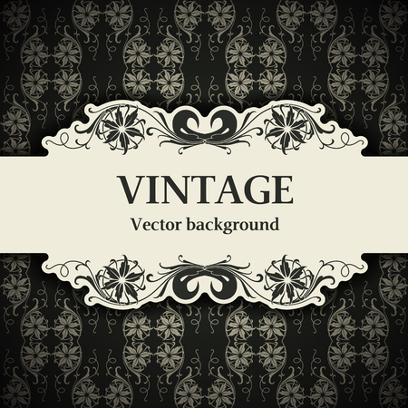 The vector image vintage vector backgroundのイラスト素材