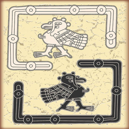 The vector image Ornament in style of the Mayaのイラスト素材