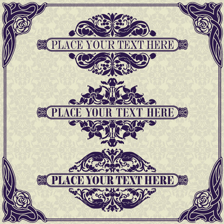 The vector image A set of elements for designのイラスト素材