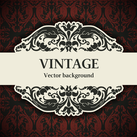 The vector image vintage vector backgroundのイラスト素材