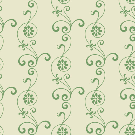 The vector image Vector Seamless Floral Backgroundのイラスト素材