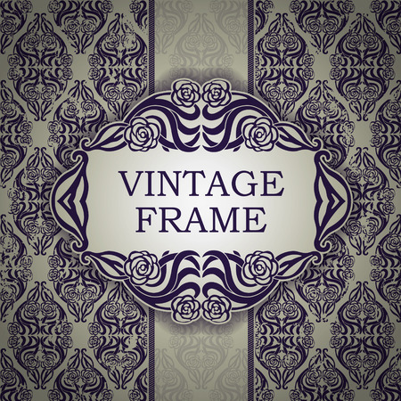 The vector image Vintage frameのイラスト素材