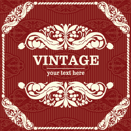 Vintage vector backgroundのイラスト素材