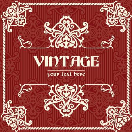 The vector image Vintage frameのイラスト素材