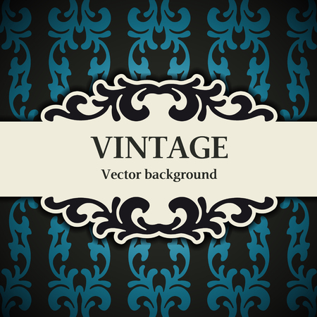 The vector image vintage vector backgroundのイラスト素材