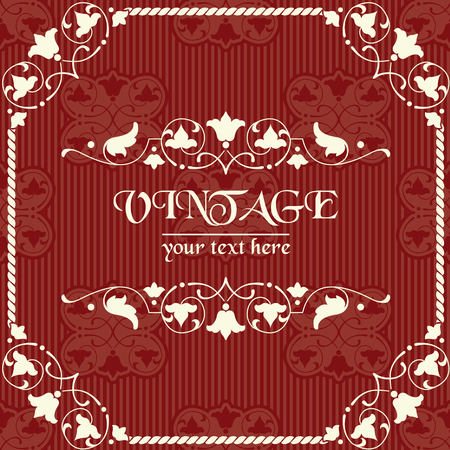 The vector image Vector vintage backgroundのイラスト素材